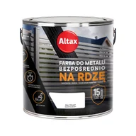 Farby do metalu - Farba antykorozyjna Na Rdzę 2.5 l półmat biały Altax - miniaturka - grafika 1