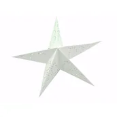Ozdoby bożonarodzeniowe - Gwiazda świąteczna papierowa 30 cm biała - miniaturka - grafika 1