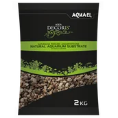 Podłoże do akwarium - Aquael Żwir Naturalny Wielobarwny 3-5mm 2kg - miniaturka - grafika 1