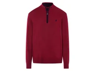 Swetry męskie - LIVERGY® Sweter męski z wiskozą (S (44/46), Czerwony) - miniaturka - grafika 1