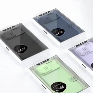Nillkin CamShield Magnetic Silicone Case etui iPhone 14 Pro magnetyczny MagSafe pokrowiec z osłoną na aparat zielony - Etui i futerały do telefonów - miniaturka - grafika 7
