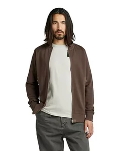 G-STAR RAW Męska bluza bomberka, brązowa (Chocolat B782-285), M - Bluzy męskie - miniaturka - grafika 1