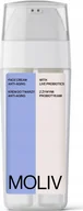 Kremy do twarzy - Krem do Twarzy Przeciwstarzeniowy z Żywymi Probiotykami 30ml Moliv - miniaturka - grafika 1