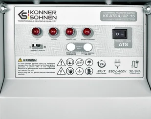 SYSTEM ZAŁĄCZANIA REZERWY KS ATS 4/32-15 14 kW Könner&Söhnen KS - Akcesoria do agregatów prądotwórczych - miniaturka - grafika 8