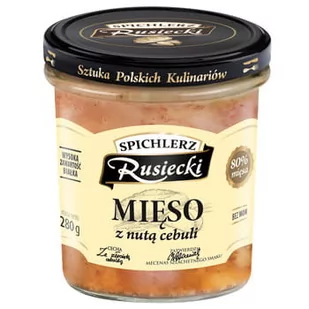 Spichlerz Rusiecki Mięso z nutą cebuli 280g - Pasztet i przetwory mięsne - miniaturka - grafika 1
