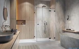 Radaway Essenza Pro Brushed GunMetal Kdj kabina 80x100 cm prawa szczotkowany grafit 10097080-92-01R/10098100-01-01 - Kabiny prysznicowe Radaway Essenza Pro Brushed GunMetal Kdj kabina 80x100 cm prawa szczotkowany grafit 10097080-92-01R/10098100-01-01 - Kabiny prysznicowe - miniaturka - grafika 3