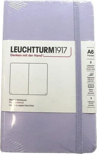 Leuchtturm1917- Plain Notebook A6 Notatnik fioletowy twardy gładki - Notesy i bloczki - miniaturka - grafika 1