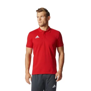 Koszulki męskie - Adidas, Koszulka męska, Polo Trio 17 Cotton BQ2680, rozmiar S - grafika 1