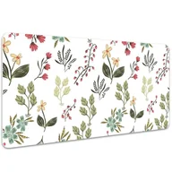 Podkładki na biurko - Ochronna mata na biurko Jagody i Kwiaty 100x50 cm, Dywanomat - miniaturka - grafika 1