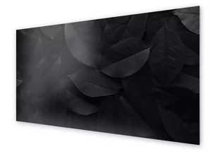 Panel kuchenny HOMEPRINT Czarne tło, ciemne liście 140x70 cm - Dekoracje domu - miniaturka - grafika 1