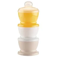 Akcesoria do karmienia - Thermobaby Pojemnik na mleko w proszku Żółty - 100 ml - miniaturka - grafika 1