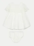 Sukienki i spódniczki dla dziewczynek - Mayoral Sukienka elegancka 1826 Biały Regular Fit - miniaturka - grafika 1