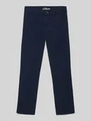 Spodnie i spodenki dla chłopców - Chinosy o kroju regular fit z mieszanki bawełny model ‘PETE’ - miniaturka - grafika 1