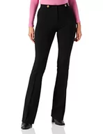 Spodnie damskie - PINKO Damskie spodnie Hulk 10 materiałowe, Z99_czarne limuzyna, 36 - miniaturka - grafika 1