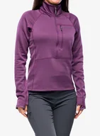 Bluzy sportowe damskie - Bluza polarowa damska Marmot Olden Polartec 1/2 Zip - purple fig - miniaturka - grafika 1