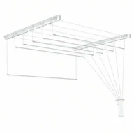 Suszarki na ubrania - Suszarka sufitowa 6 x 120 cm - miniaturka - grafika 1