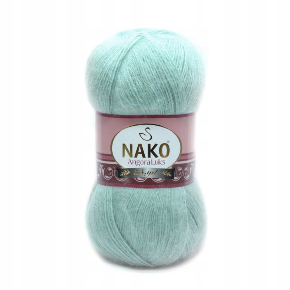 Włóczka NAKO ANGORA LUKS 100g kolor 10023/ mięta