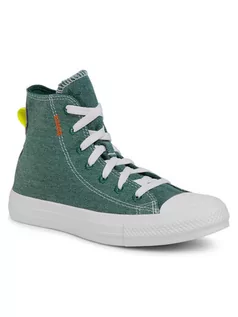 Trampki męskie - Converse Trampki Ctas Hi 168593C Zielony - grafika 1