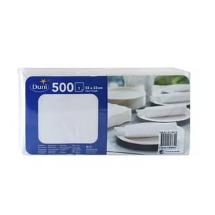 Duni Sales Poland SERWETKI 33/1W KREMOWE TISSUE 500 SZT. (171693) - Dekoracja stołu - miniaturka - grafika 1