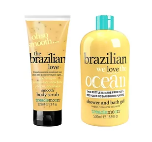 TREACLEMOON BRAZILIAN LOVE ZESTAW PEELING + ŻEL POD PRYSZNIC - Kosmetyki do kąpieli - miniaturka - grafika 1