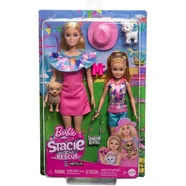 Barbie Stacie i Barbie 2-pak lalek HRM09 Mattel