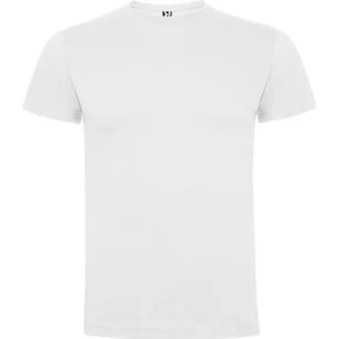 Koszulka Męska Bawełniana T-shirt JAKOŚĆ Roly Dogo PREMIUM CA6502 WHITE M - Koszulki męskie - miniaturka - grafika 1