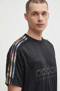 Koszulki męskie - adidas t-shirt TIRO męski kolor czarny z nadrukiem IP3786 - miniaturka - grafika 1