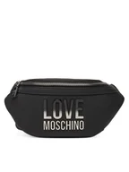 Nerki - LOVE MOSCHINO Saszetka nerka JC4259PP0MKD000B Czarny - miniaturka - grafika 1