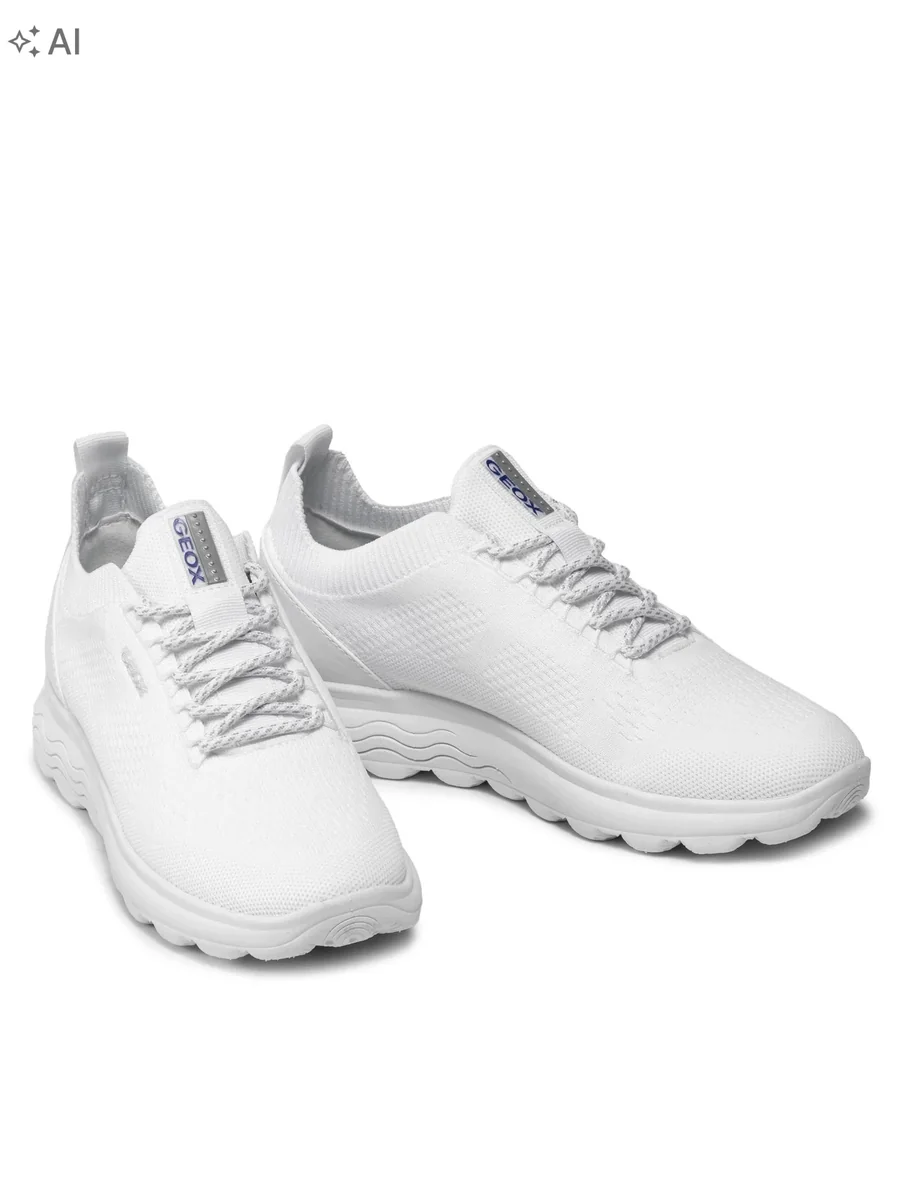 GEOX SPHERICA DAMSKIE BUTY SPORTOWE BIAŁE SZNUROWANE 41 16MA
