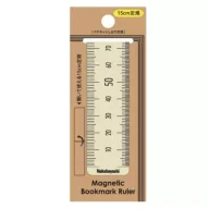Zakładki do książek - Nakabayashi Zakładka magnetyczna do książek 15cm kość słoniowa - miniaturka - grafika 1