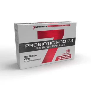 7NUTRITION Probiotic Pro 24 24-Strain Probiotic 30vegcaps PROBIOTYK - Witaminy i minerały dla sportowców - miniaturka - grafika 1