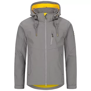 Ankerglut Męska kurtka softshellowa z odpinanym kapturem, kurtka przejściowa, wiatrówka #bezkotnąca kurtka softshell - Kurtki męskie - miniaturka - grafika 1