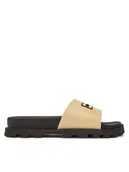 Klapki i japonki damskie - Hunter Klapki HFRU0005251 Beżowy - miniaturka - grafika 1