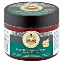 Pierwoje Reszenie Mydło ciała i włosów 300ml Cedrowe AGAFIA ROSYJSKA - Mydła - miniaturka - grafika 3