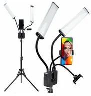 Lampy studyjne - LED 2-modułowa ze statywem - miniaturka - grafika 1
