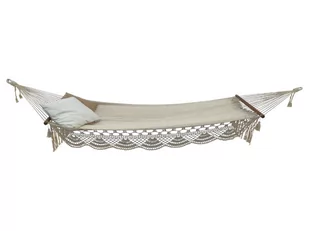 Hamak Z Drążkiem W Stylu Boho, Ecru King-2-Lux - Hamaki - miniaturka - grafika 1