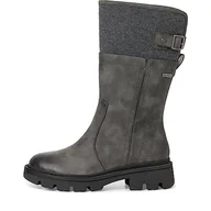 Botki damskie - Jana Damskie Softline 8-26662-41 wygodne szerokie wygodne buty wodoodporne antypoślizgowe ciepłe wyściełane botki, grafitowe, rozmiar 38 EU, szary (Graphite), 38 EU Weit - miniaturka - grafika 1