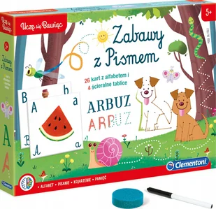 Clementoni Zabawy Z Pisaniem - Zabawki interaktywne dla dzieci - miniaturka - grafika 1