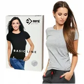 Koszulki i topy damskie - Podkoszulek Damski Szary Bawełniany Moraj 2XL r. XXL - miniaturka - grafika 1