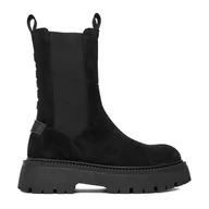 Botki damskie - G-STAR RAW EO-YASEMIN-70861S Czarny - miniaturka - grafika 1