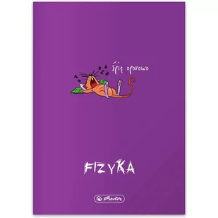 Zeszyt A5 60k kratka 70g. FIZYKA 9500080 HERLITZ - Zeszyty szkolne - miniaturka - grafika 1