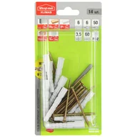 Wkręty - Kołek uniwersalny 6 x 60 mm 14 szt. Wkręt-met - miniaturka - grafika 1