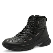 Śniegowce damskie - Tamaris Damskie buty WL Lace Boot 1-26280-45 śniegowce, czarne, 42 EU, czarny, 42 EU - miniaturka - grafika 1