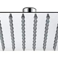 Deszczownice - Głowica prysznicowa ze stali nierdzewnej - 20 cm kwadratowa głowica oszczędzająca wodę, uniwersalna deszczownica, gwint 1/2 cala - miniaturka - grafika 1