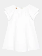 Sukienki i spódniczki dla dziewczynek - United Colors Of Benetton Sukienka codzienna 3LHAAV006 Biały Regular Fit - miniaturka - grafika 1