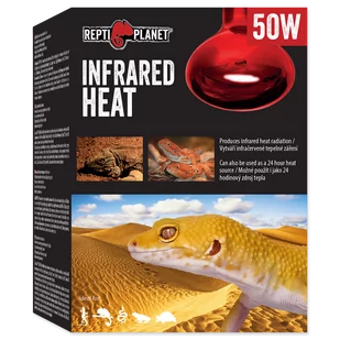 Repti Planet RP Żarówka Infrared HEAT 50W - Akcesoria do terrarium - miniaturka - grafika 1