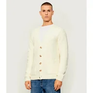 Swetry męskie - Guess Jeans Kardigan Regular Fit - miniaturka - grafika 1