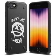 Etui i futerały do telefonów - Ringke Onyx Design wytrzymałe etui pokrowiec iPhone SE 2022 / SE 2020 / iPhone 8 / iPhone 7 czarny (Graffiti) (OD624E233) - miniaturka - grafika 1