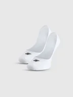 Skarpetki damskie - 4F Skarpetki casual niewidoczne (2-pack) damskie - biały 35-38 - miniaturka - grafika 1
