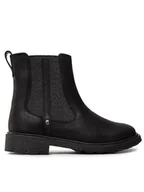 Buty dla dziewczynek - Clarks Kozaki Astrol Orin K 261537496 Czarny - miniaturka - grafika 1